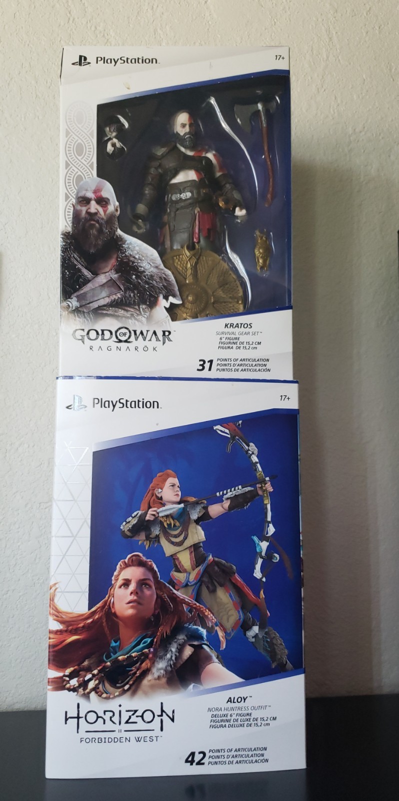 Spinmaster Playstation Kratos & Aloy Action Figure Bundle