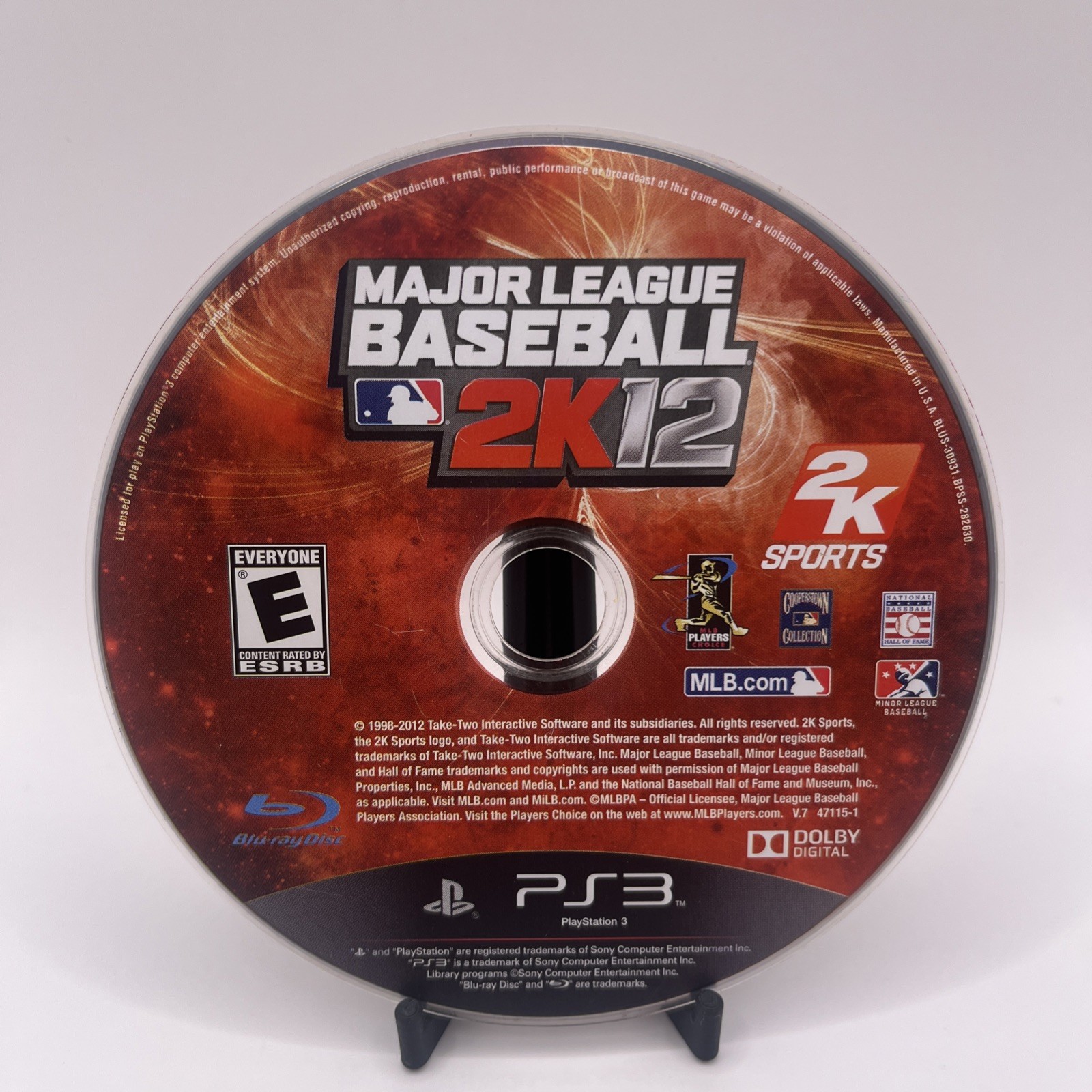 Major League Baseball 2K12 (Sony PlayStation 3, 2012) TESTED