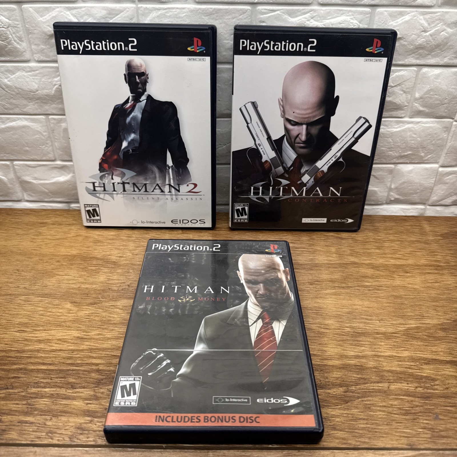 Hitman Trilogy Silent Assassin Contracts Blood Money (Playstation 2) Refurbished