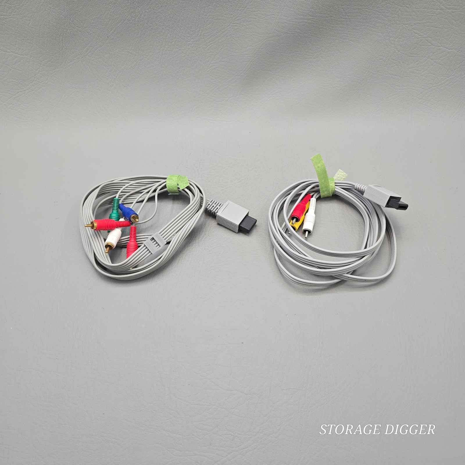 Nintendo Wii U/ Wii AV Cable Component & Composite RCA Video – Lot of 2
