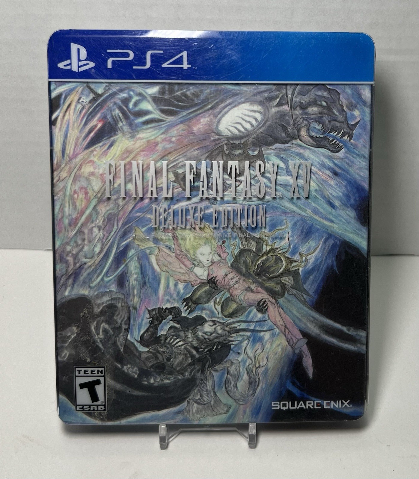 Final Fantasy XV Deluxe Edition PS4 SteelBook Complete CIB ••