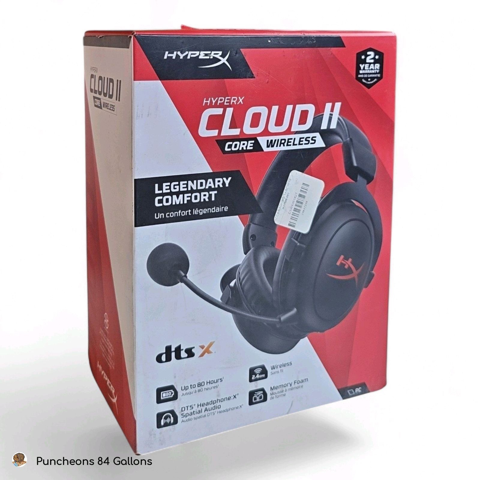 HyperX Cloud II Core Wireless Gaming Headset (Black)