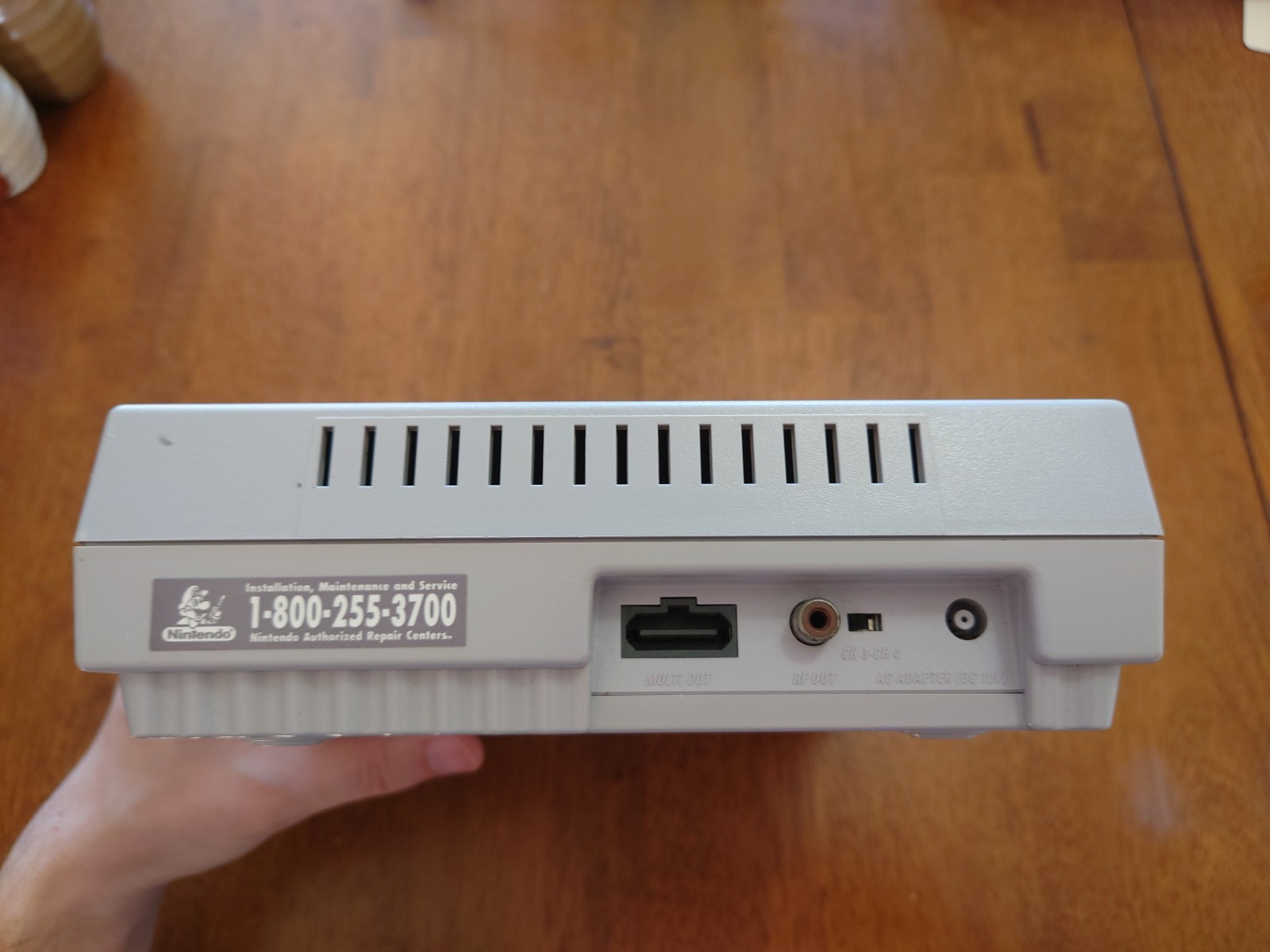 Super Nintendo SNES 1CHIP-02 Console with 2 Controllers and Cables