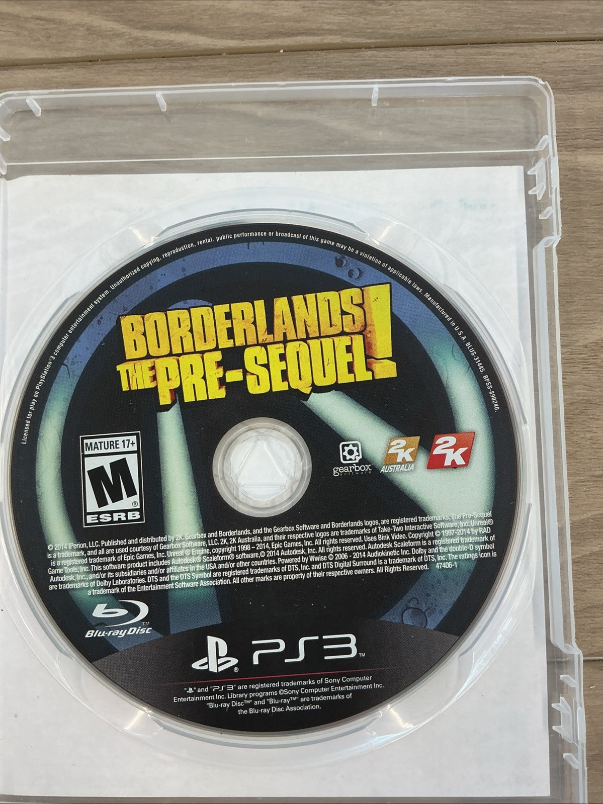 Borderlands The Pre-Sequel PS3
