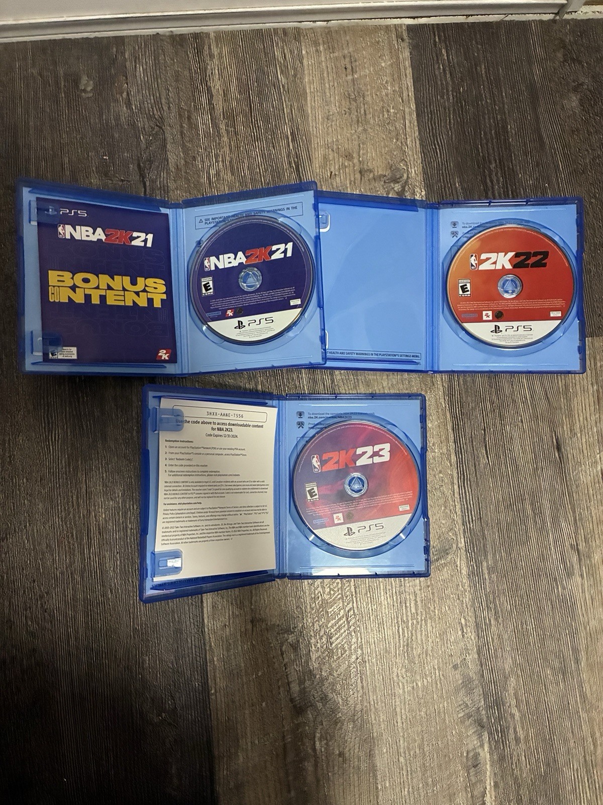 NBA 2K Basketball Game Bundle For The Sony Playstation 5 – PS5 2K21,2K22,2K23