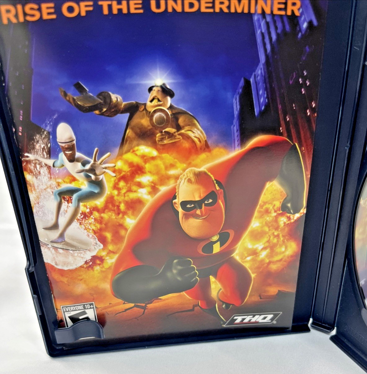 Incredibles: Rise of the Underminer (Sony PlayStation 2, 2005) Excellent