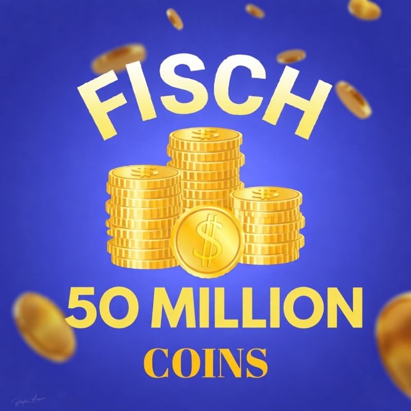 FISCH COINS 50 Million C$ + BONUS 🐟 Roblox 🐟 |⚡CHEAPEST⚡🚚Fast Delivery🚚 FISH