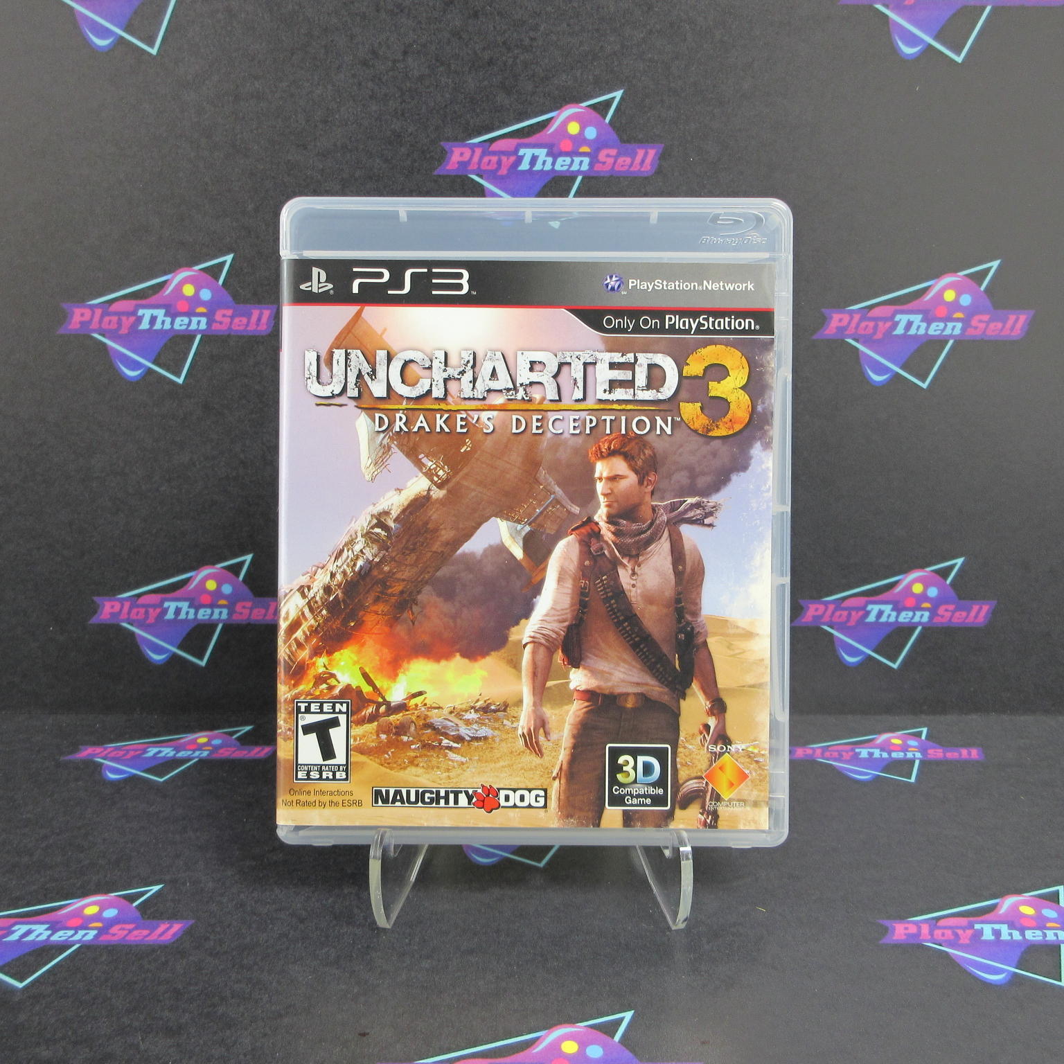 Refurbished Uncharted 3 Drake’s Deception PS3 PlayStation 3 Complete – Excell..
