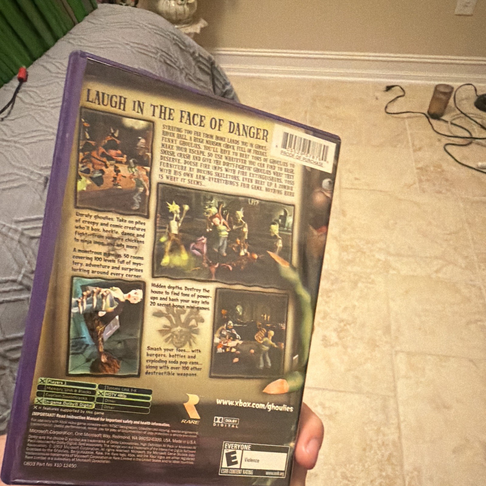 Grabbed by the Ghoulies (Microsoft Xbox) E Rated – NTSC-U/C, Case & Disc