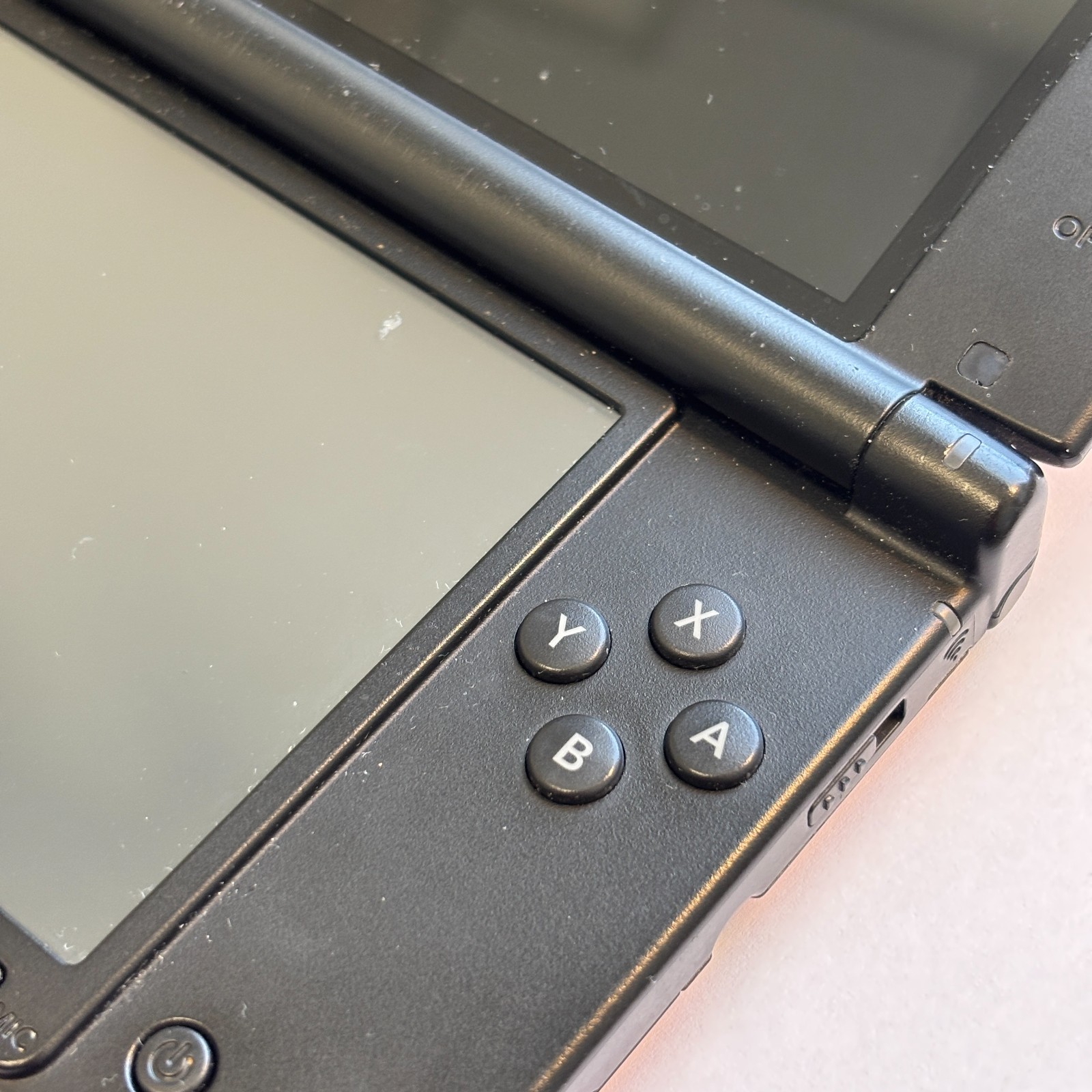 Nintendo 3DS XL Red Console SPR-001 Top Screen Repair 3 Game Bundle Tested Works