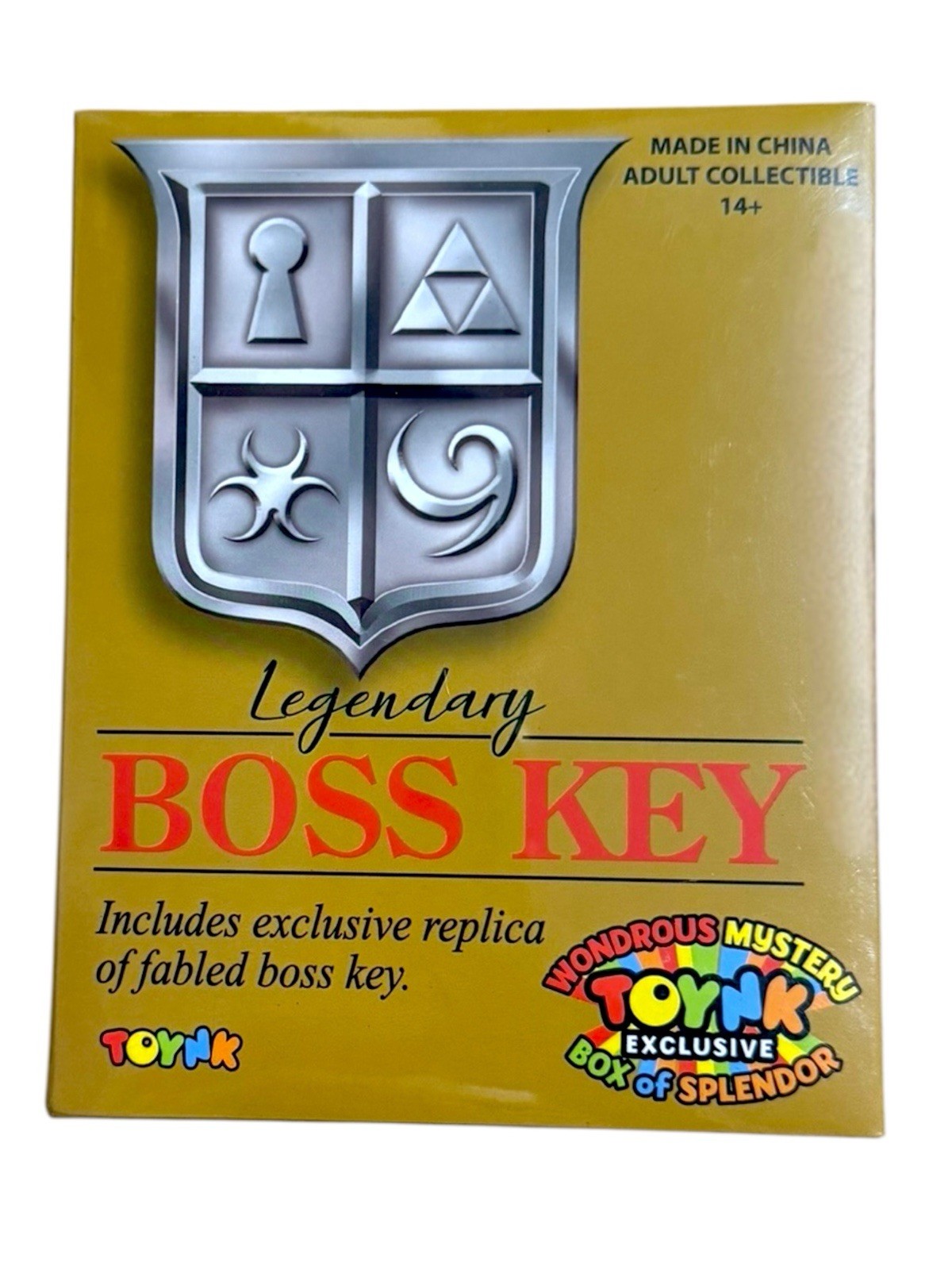 Legendary Boss Key Replica by Toynk. Factory Sealed. Legend Of Zelda