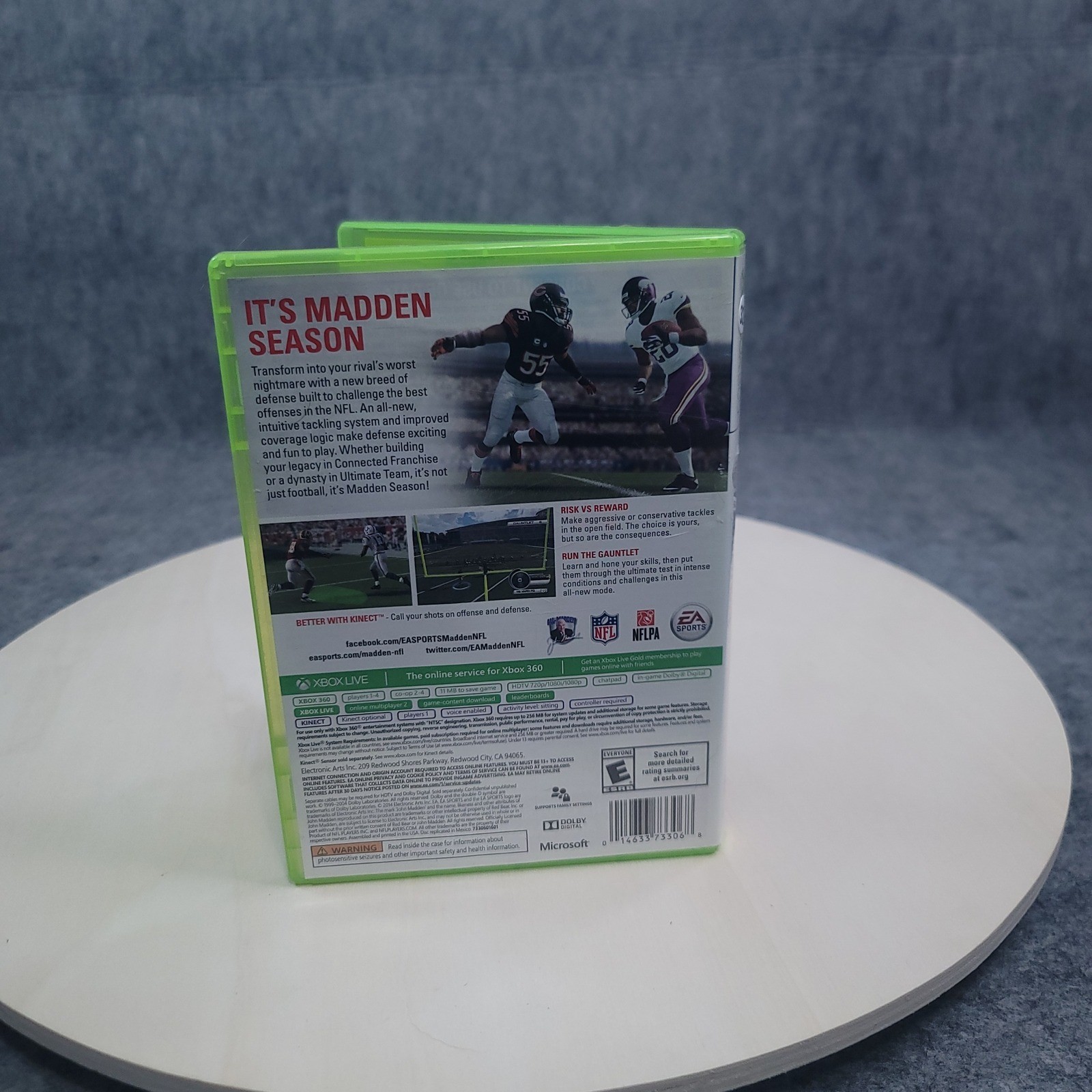 Xbox 360 Madden NFL 15 Standard Edition NTSC Better With Kinect