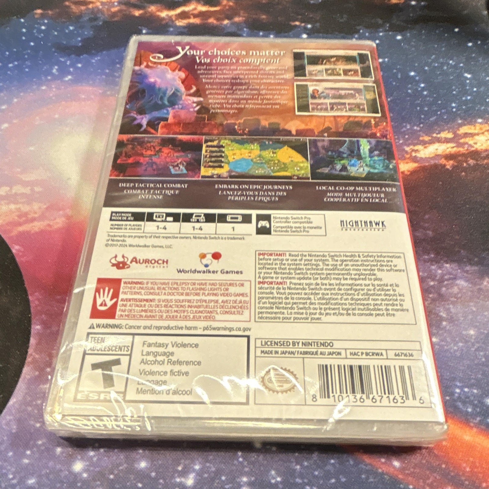 Wildermyth Nintendo Switch Nighthawk Interactive RPG Physical Compendium
