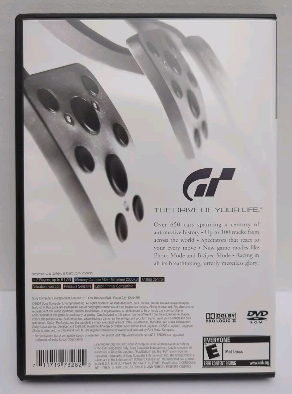 Gran Turismo 4 (Sony PlayStation 2, 2004) CIB, Black Label, PS2