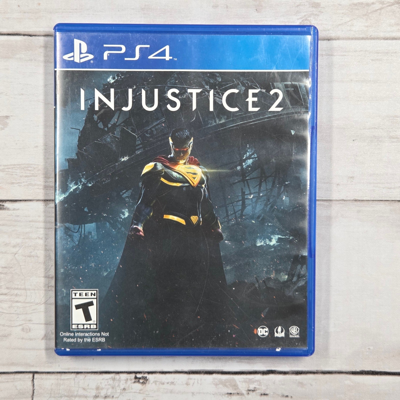 Injustice 2 PS4 Blue Standard Edition DC Fighting Game Warner Bros
