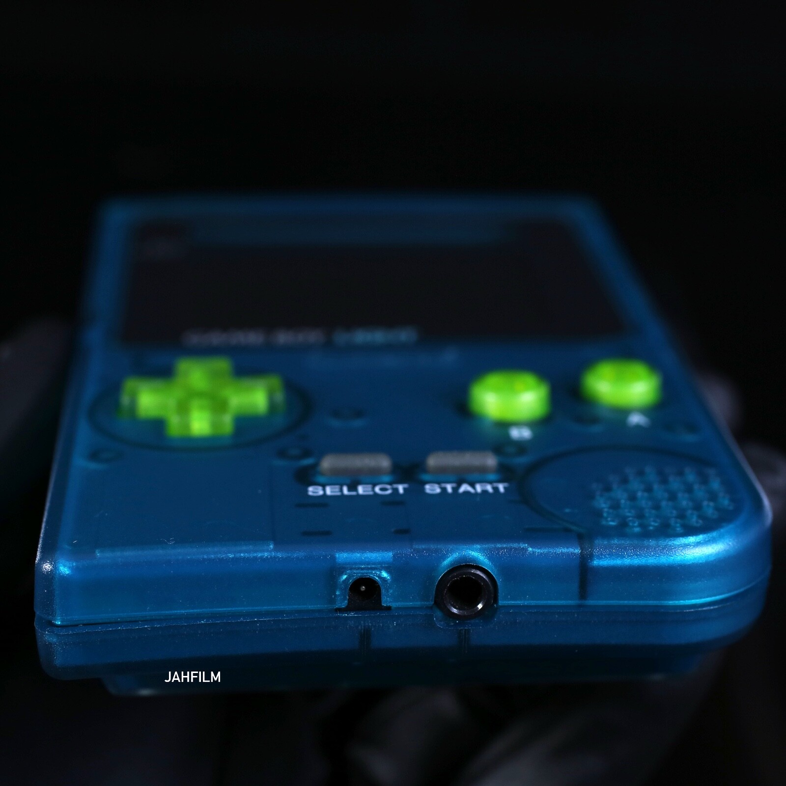 Custom Backlit Gameboy Pocket – Turquoise Blue & Green – IPS LCD Screen