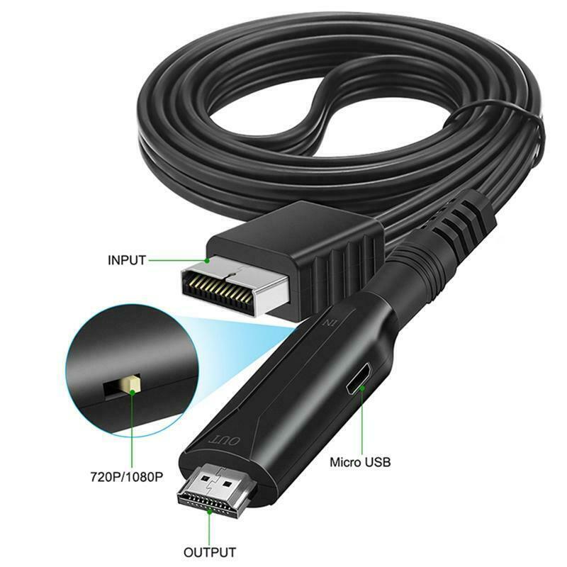 For Sony PS1 PS2 to HDMI Adapter Cable TV Game Console Audio Video Converter
