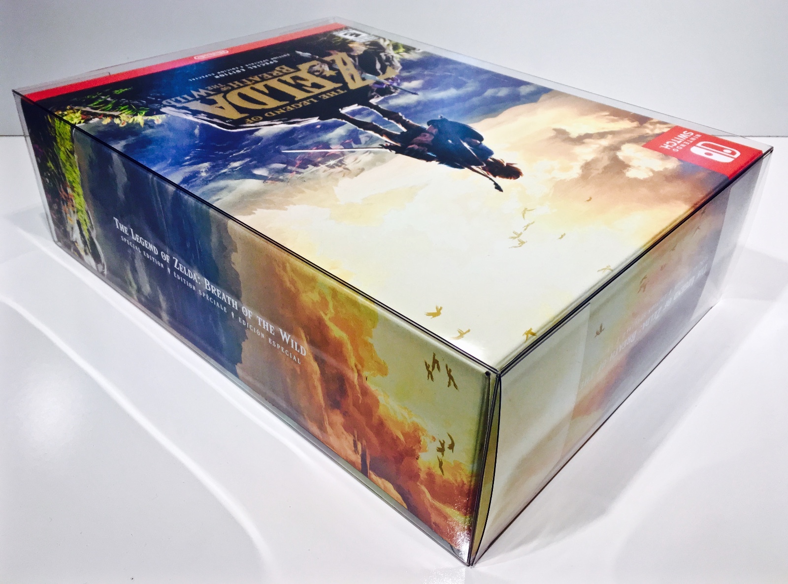 1 Box Protector for ZELDA BOTW SPECIAL EDITION NTSC SIZE ONLY! Nintendo Switch