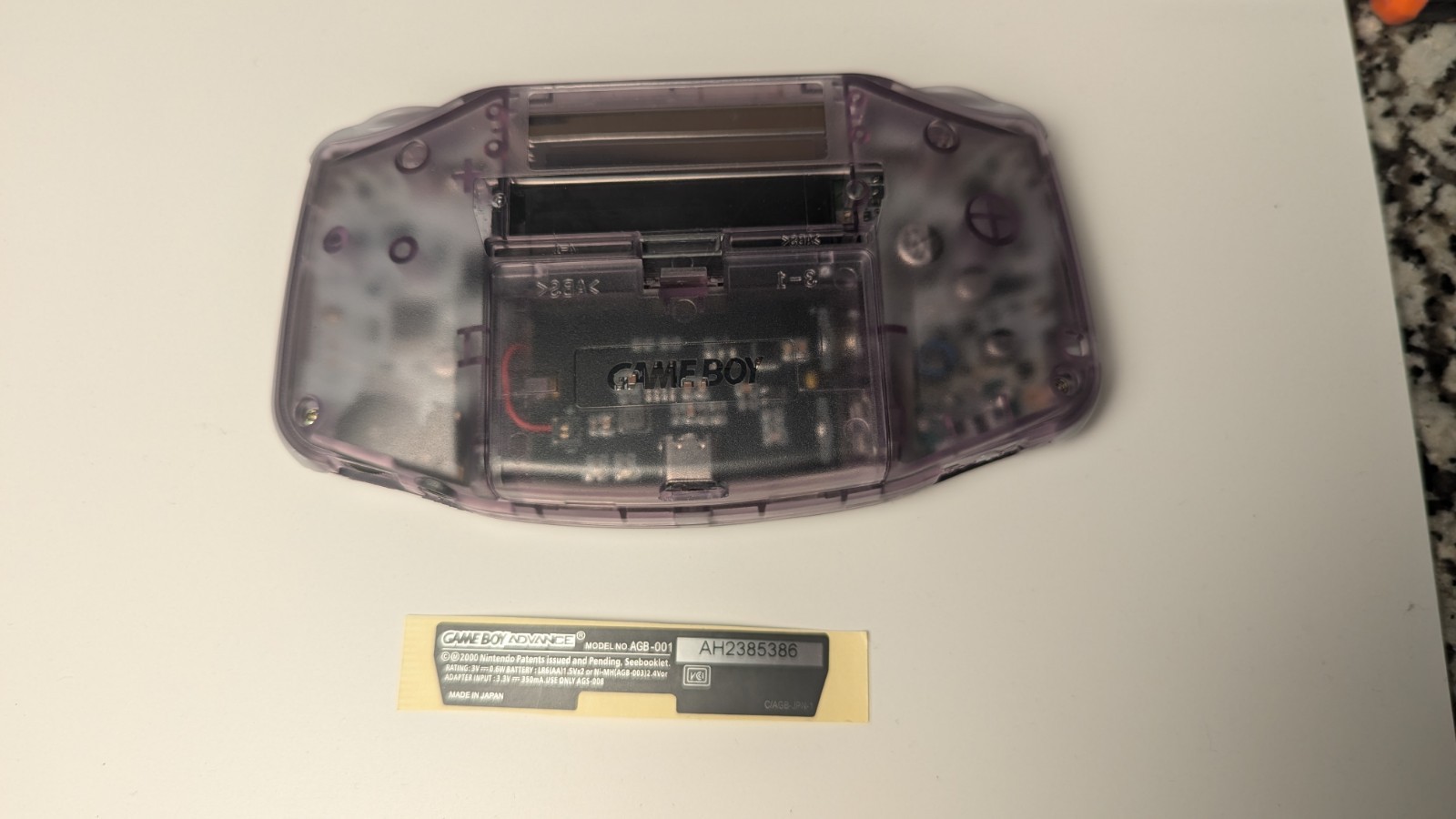 IPS USB-C Nintendo Game Boy Advance GBA Custom Atomic Purple – Audio Amp