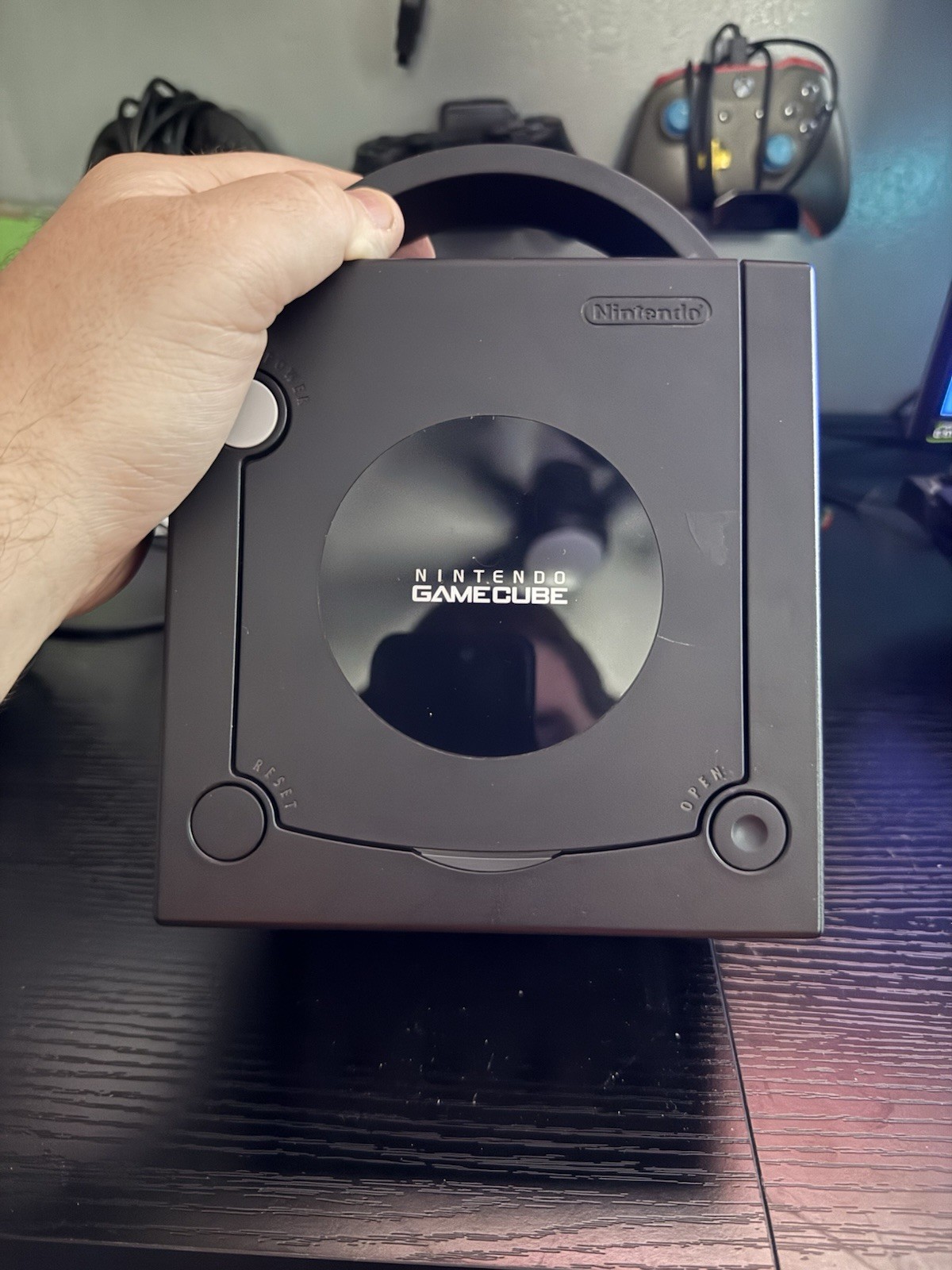 Nintendo Game Cube Console – Black – Dol-101 Cables And Controller Included