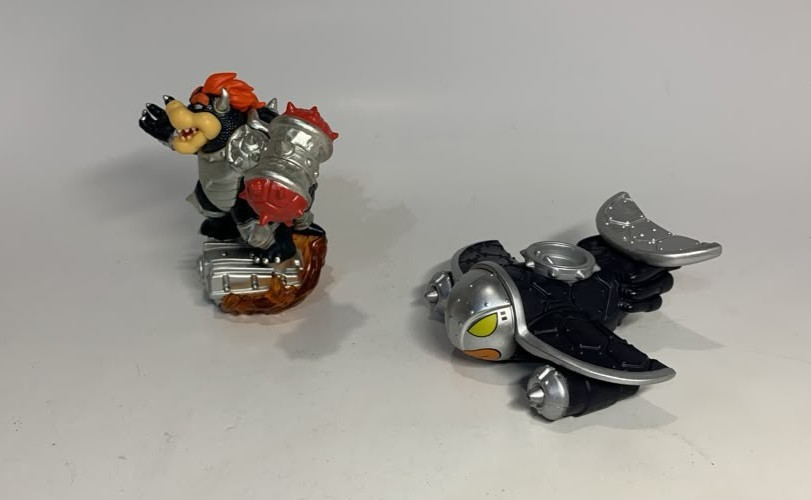 Skylanders Superchargers Dark Hammer Slam Bowser w/ Dark Clown Cruiser Tested