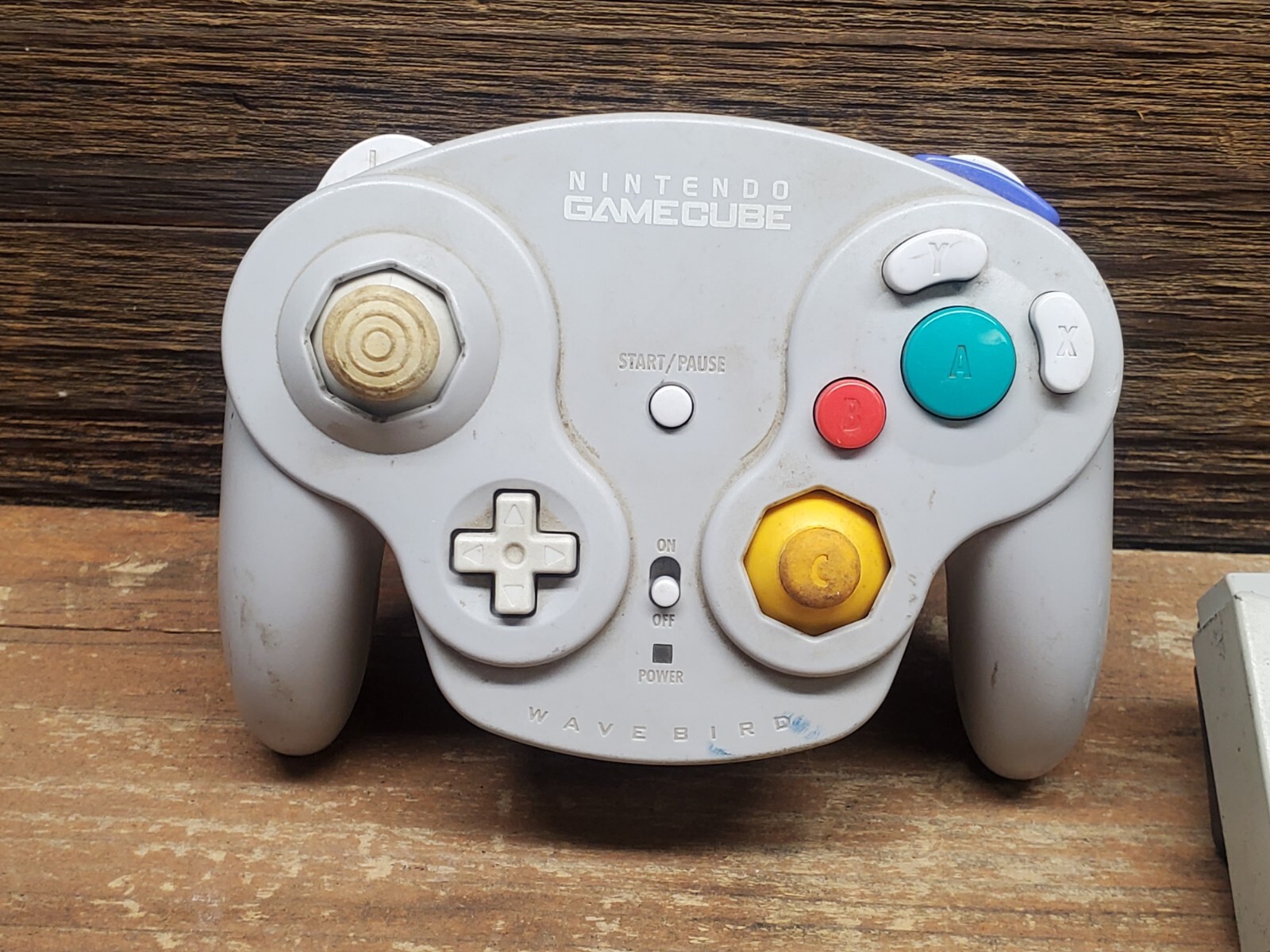 Genuine Nintendo GameCube Wavebird Wireless Controller W/ Receiver Dongle (A)