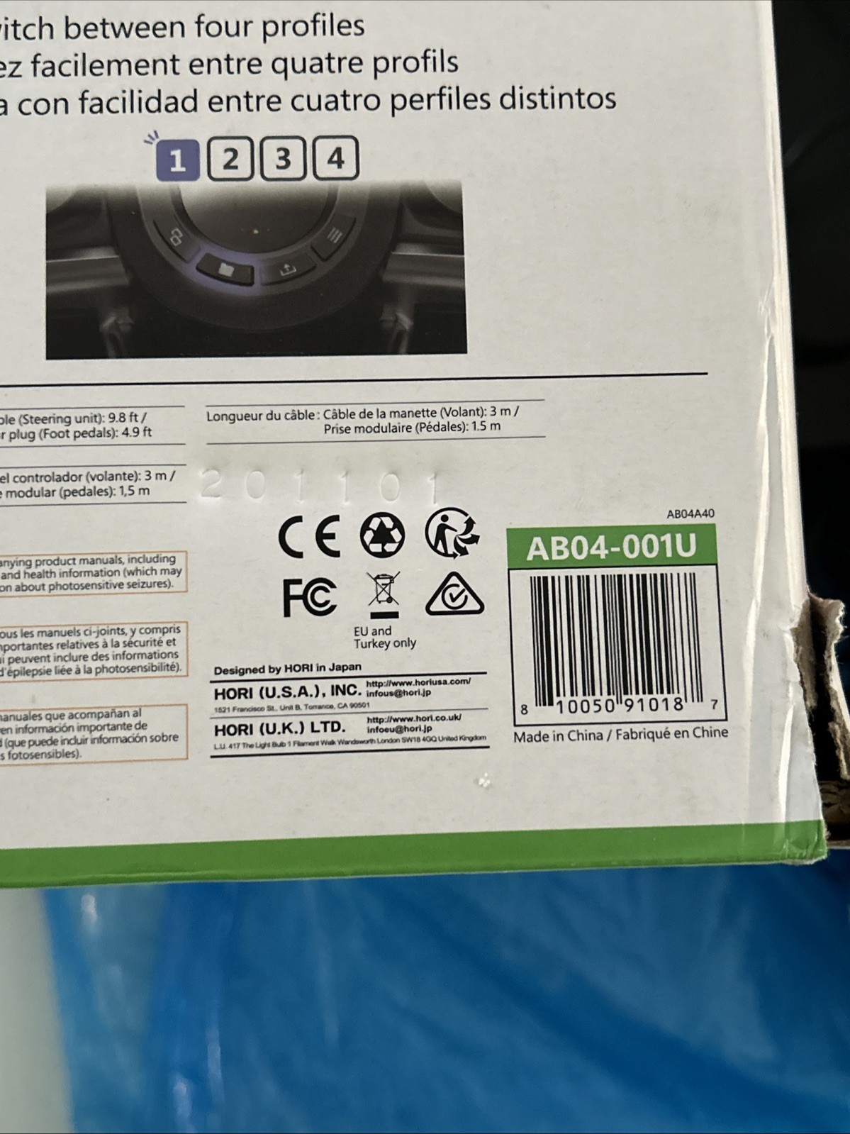 Hori Racing Wheel Overdrive for Xbox Series X/Xbox One – AB04-001U
