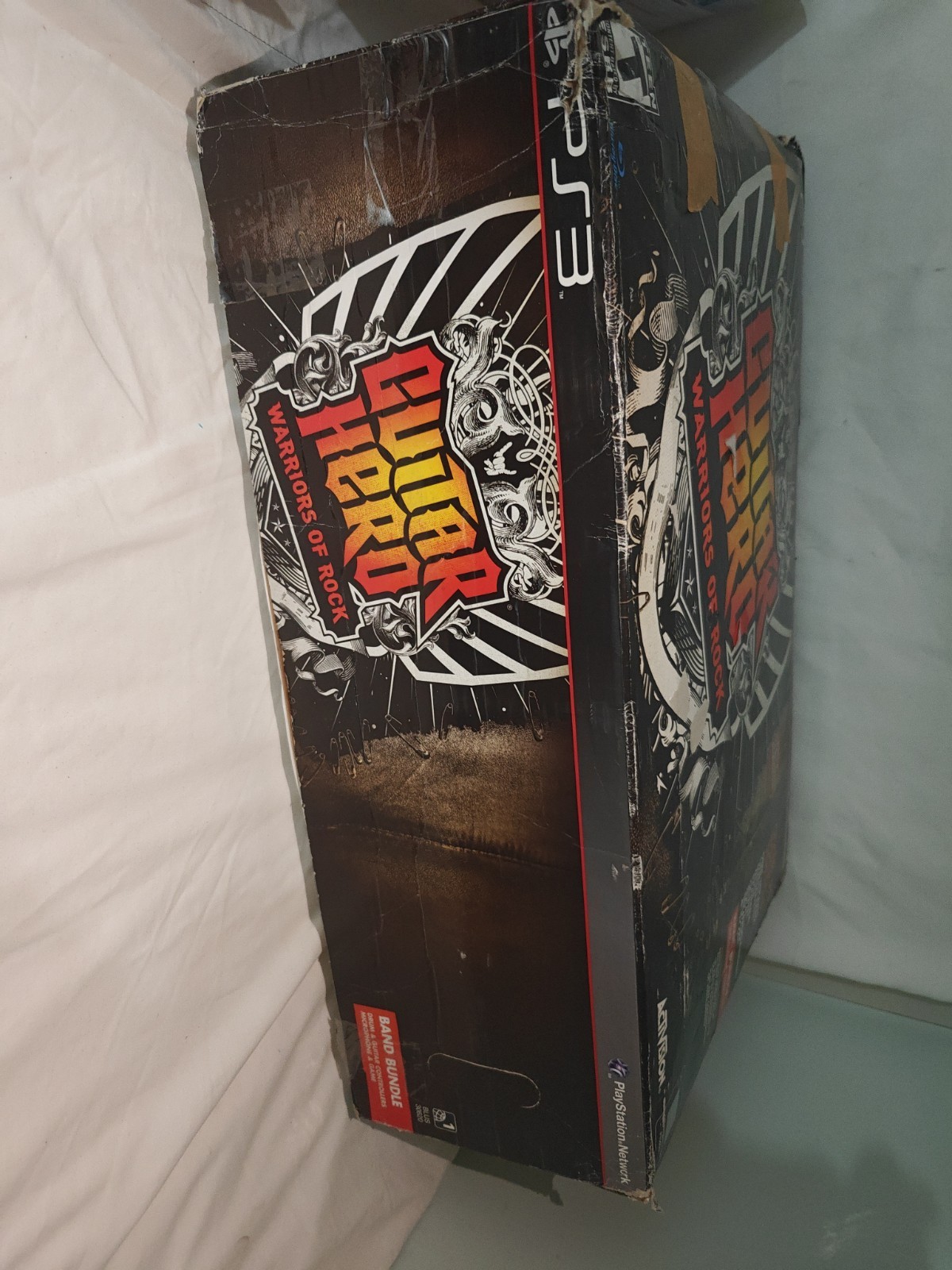 PS3 Guitar Hero WARRIORS OF ROCK Super Bundle Band playstation 3 New Open Box