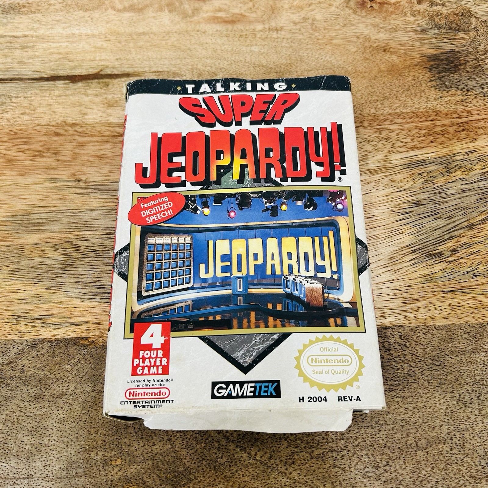Talking Super Jeopardy NES Good Condition Vintage Collectible In Box