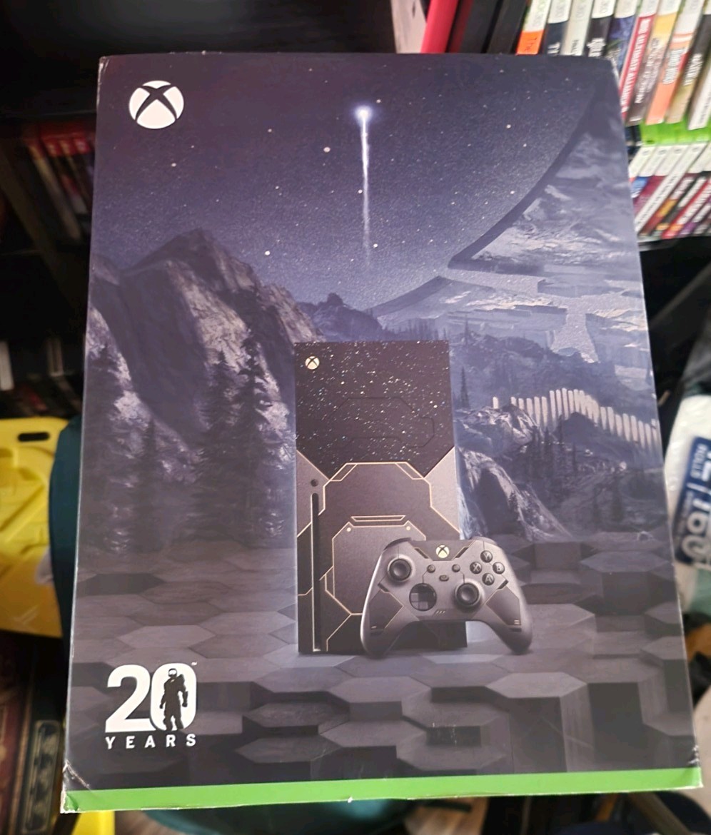 Xbox Series X Halo Infinite Limited Edition Console Box w Styrofoam inserts Only