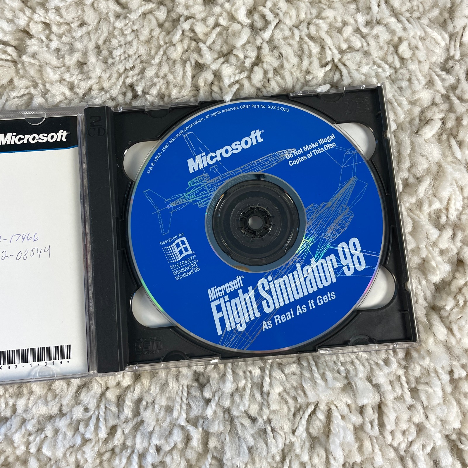Jane’s USAF: United States Air Force (PC, 1999) Flight Simulation + Microsoft 98