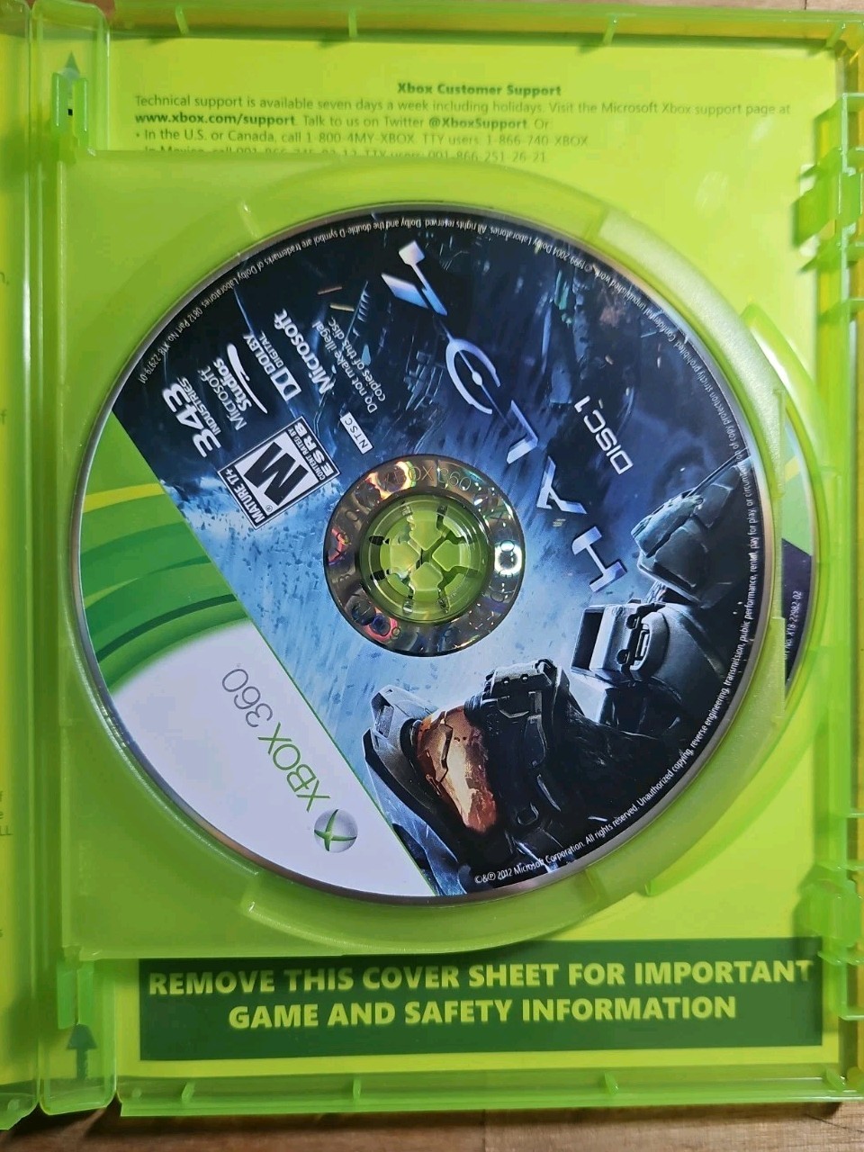 Halo 4 (Microsoft Xbox 360, 2012) CIB Complete Tested Authentic