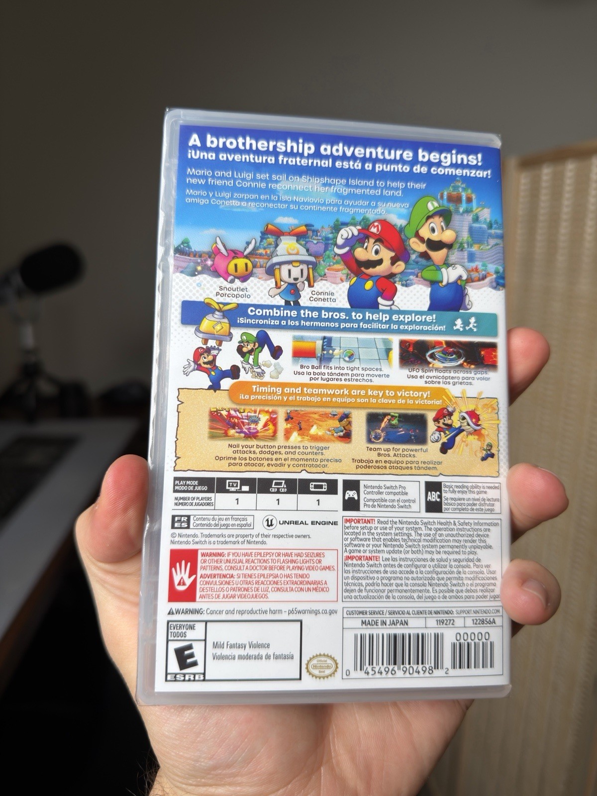 Mario and Luigi: Brothership Nintendo Switch Plus Super Mario RPG NEW