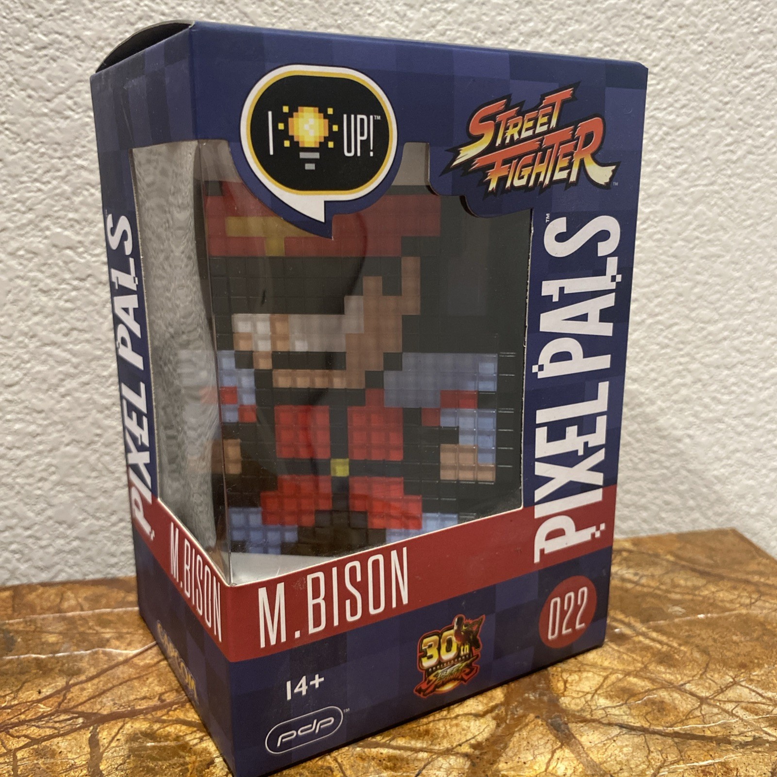 PDP Pixel Pals Street Fighter 30th Anniversary Light Up M. BISON #022