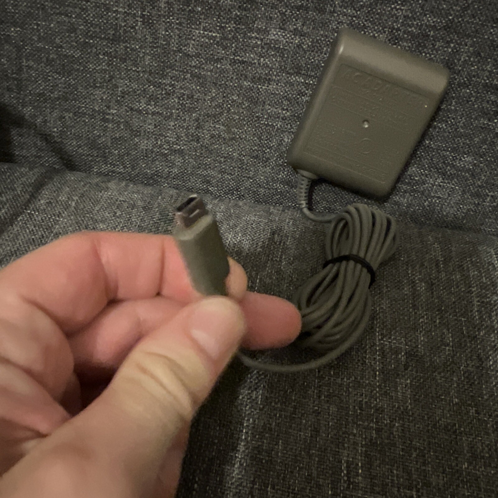 Nintendo Charger Gameboy Advance DS Lite USG-002 AC Adapter Plug Tested OEM Gray