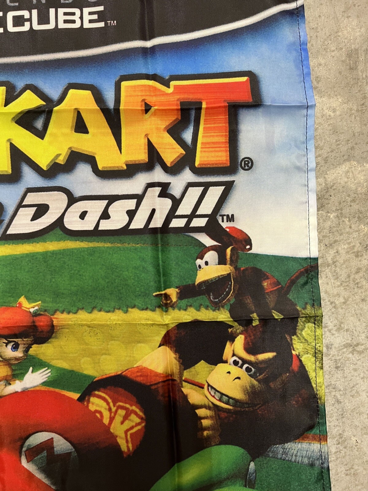 Mario Kart Double Dash Wall Flag Banner Tapestry 2 x 3 Ft, Gamecube
