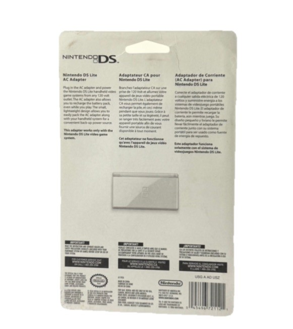 Sealed New In Box Nintendo Ds lite Charger OEM Model #USG-002 USA