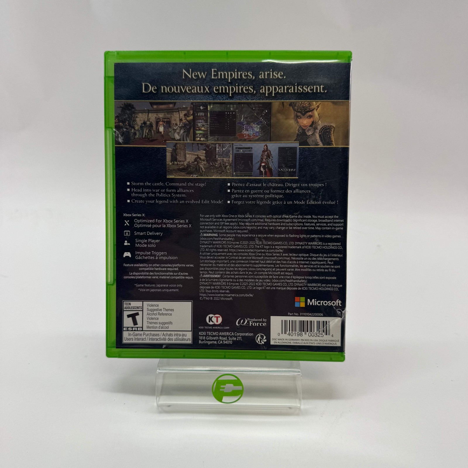 Dynasty Warriors 9 Empires (Microsoft Xbox Series X, 2022)