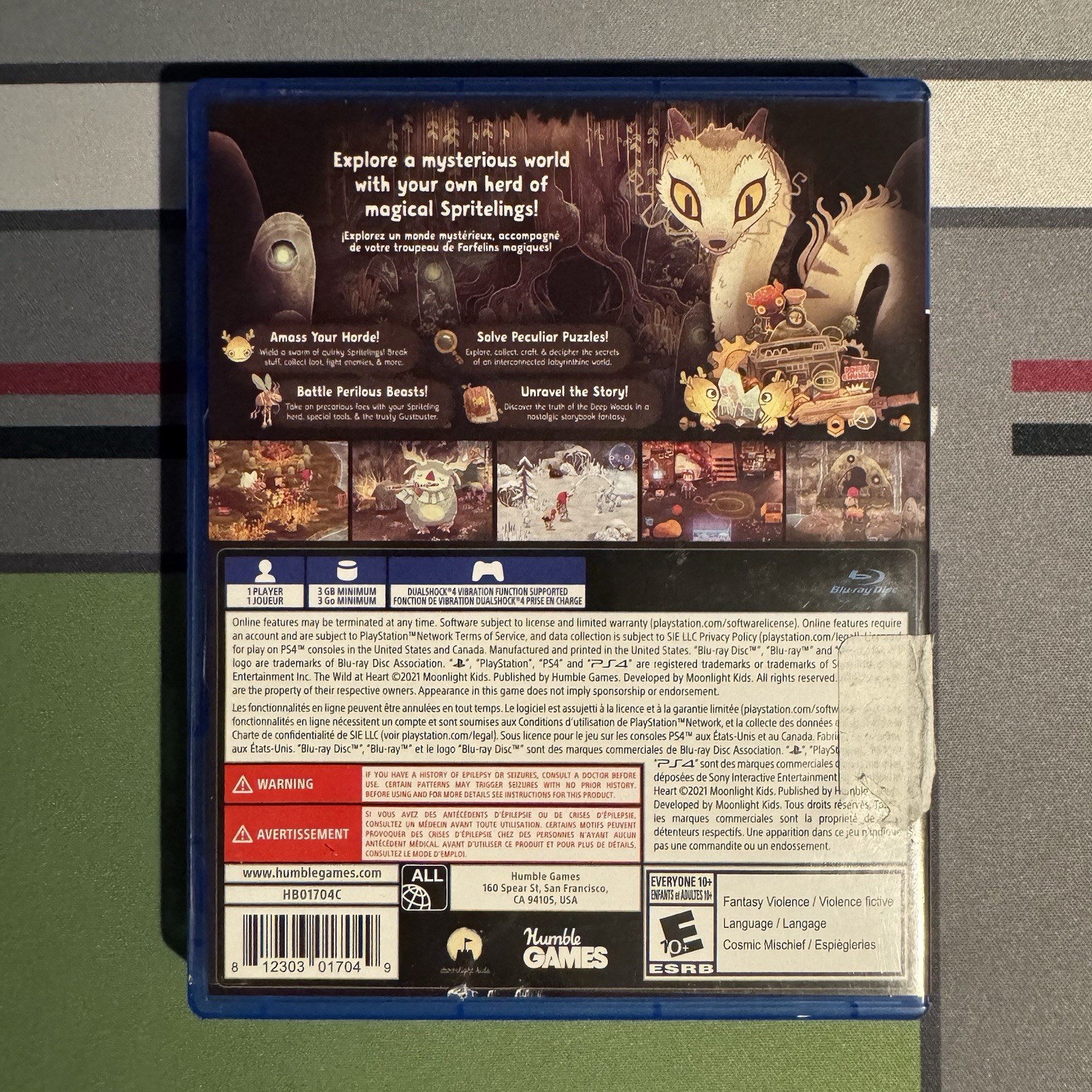 The Wild at Heart – PlayStation 4 PS4