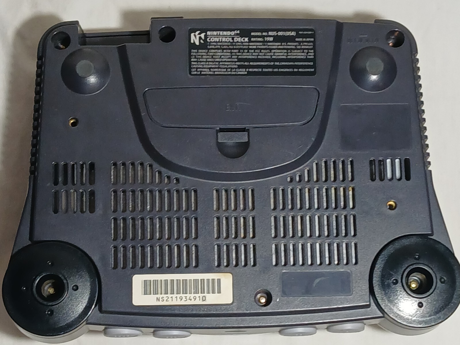 Nintendo 64 Console with Power Cord – No AV Cord or Controllers – Tested Working