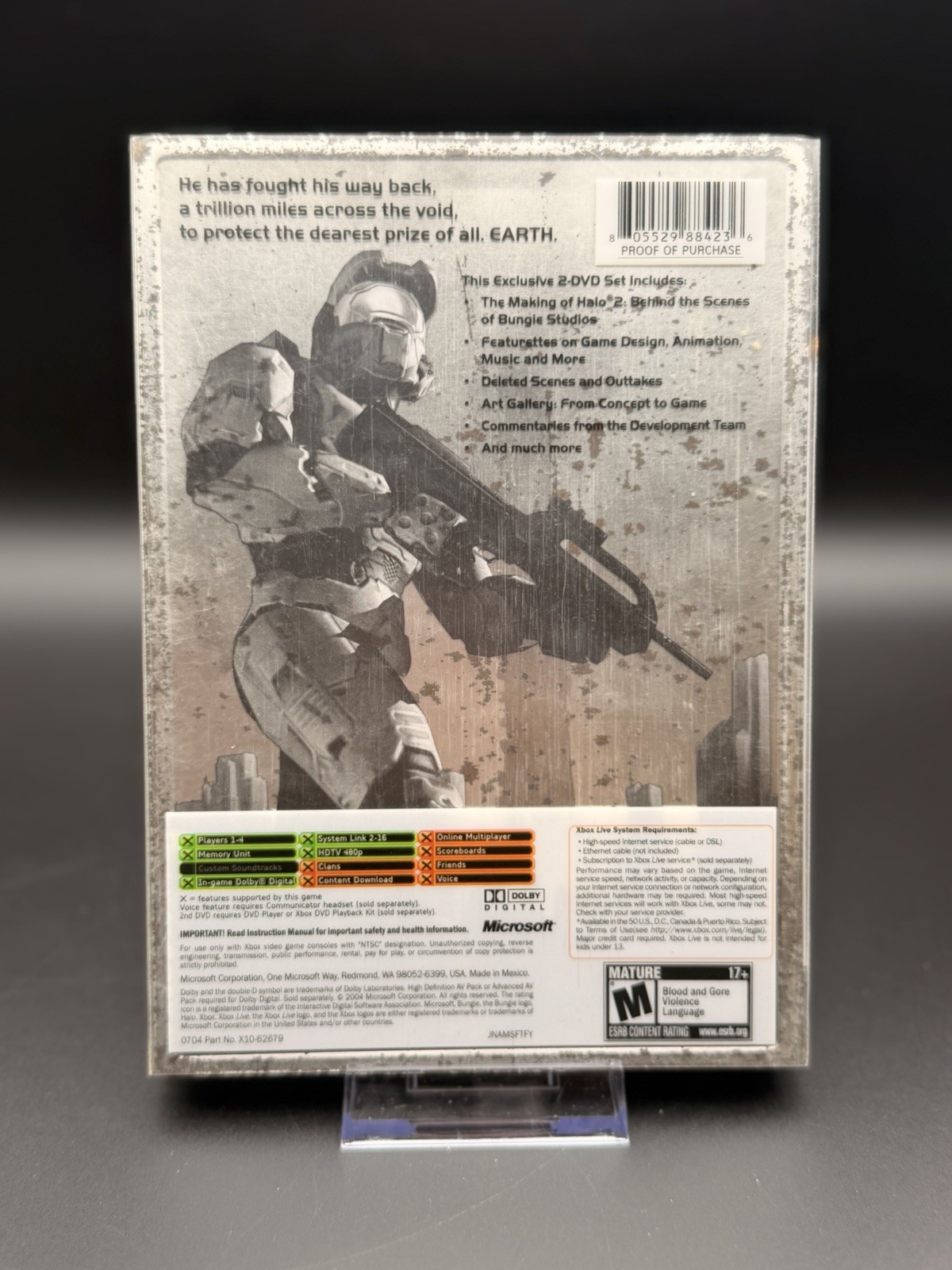 Microsoft Halo 2 Limited Collector’s Edition SteelBook for Xbox