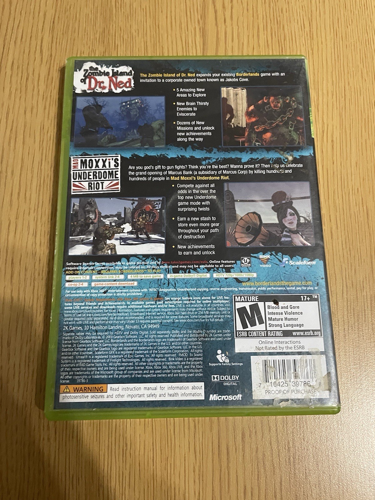 Borderlands Double Game Add-On Pack: The Zombie Island of Dr. Ned & Mad Moxxi’s