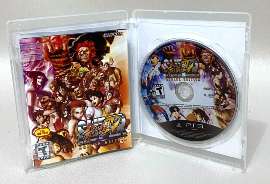 Street Fighter 4 IV Super Arcade Edition PS3 Complete W/ Manual PlayStation 3