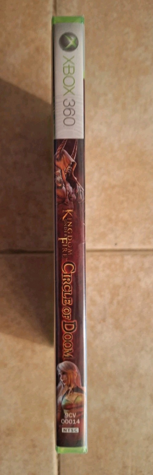 Kingdom Under Fire: Circle of Doom (Microsoft Xbox 360, 2008) Loose Disc!!