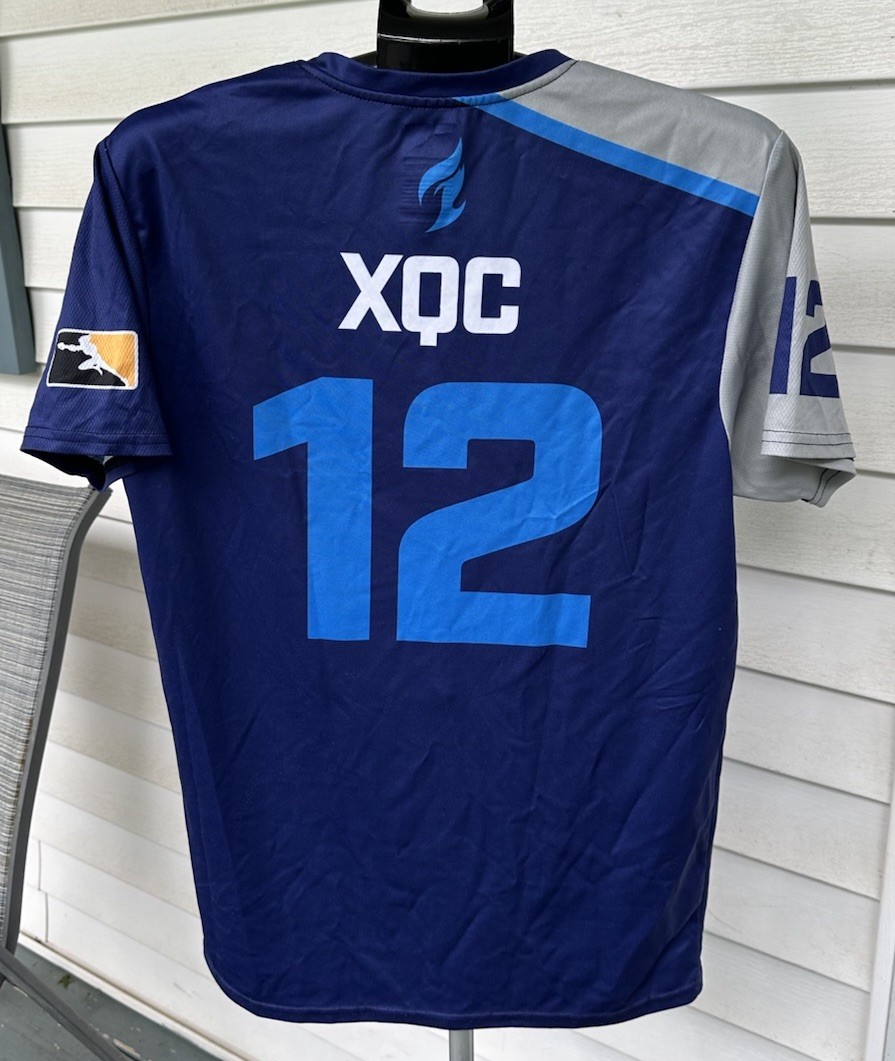 2017-18 Overwatch League XQC Dallas Fuel Jersey Large Inaugural Gamer Rare USA