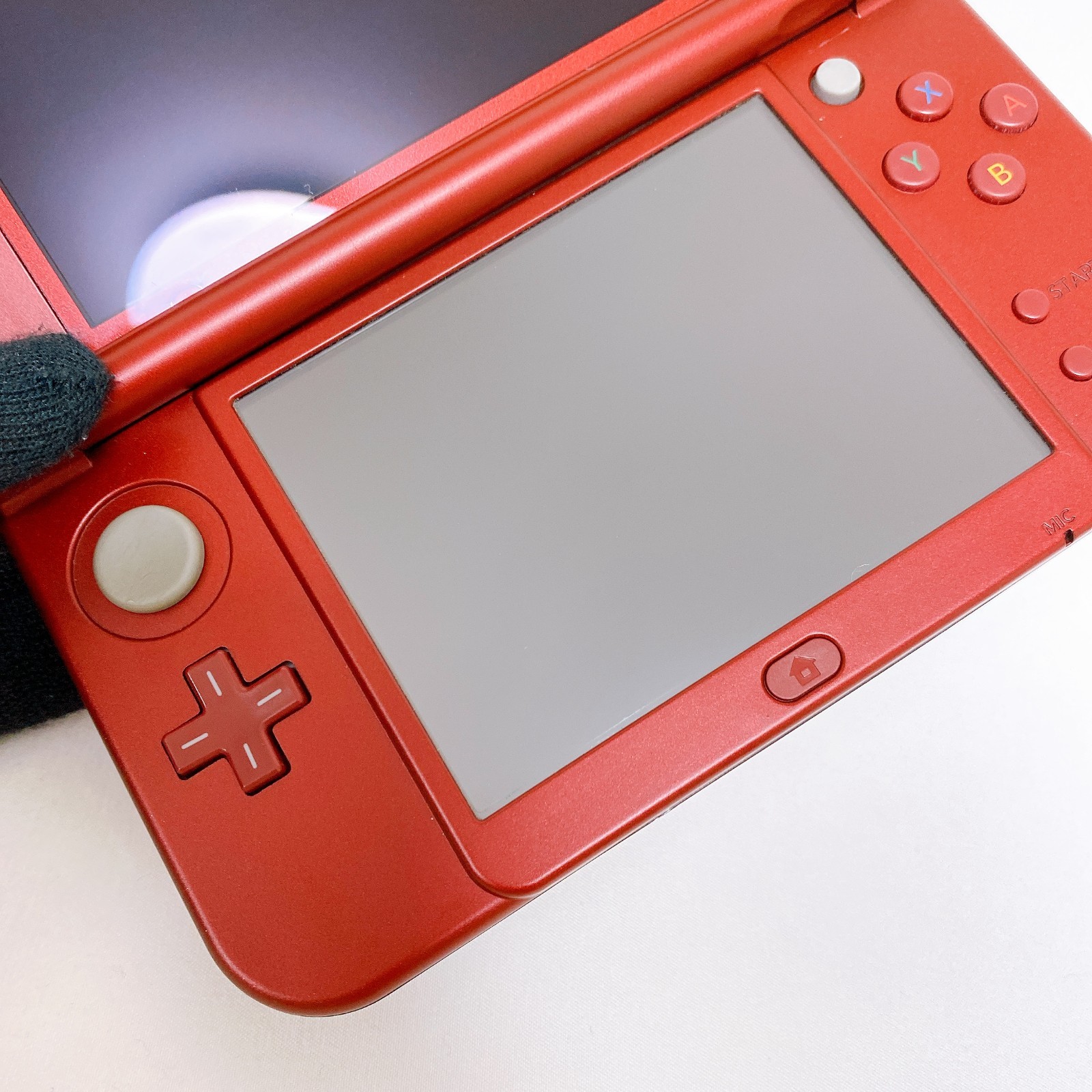 New Nintendo 3DS XL LL Metallic Red Console Stylus Japan Tested Working Rank A