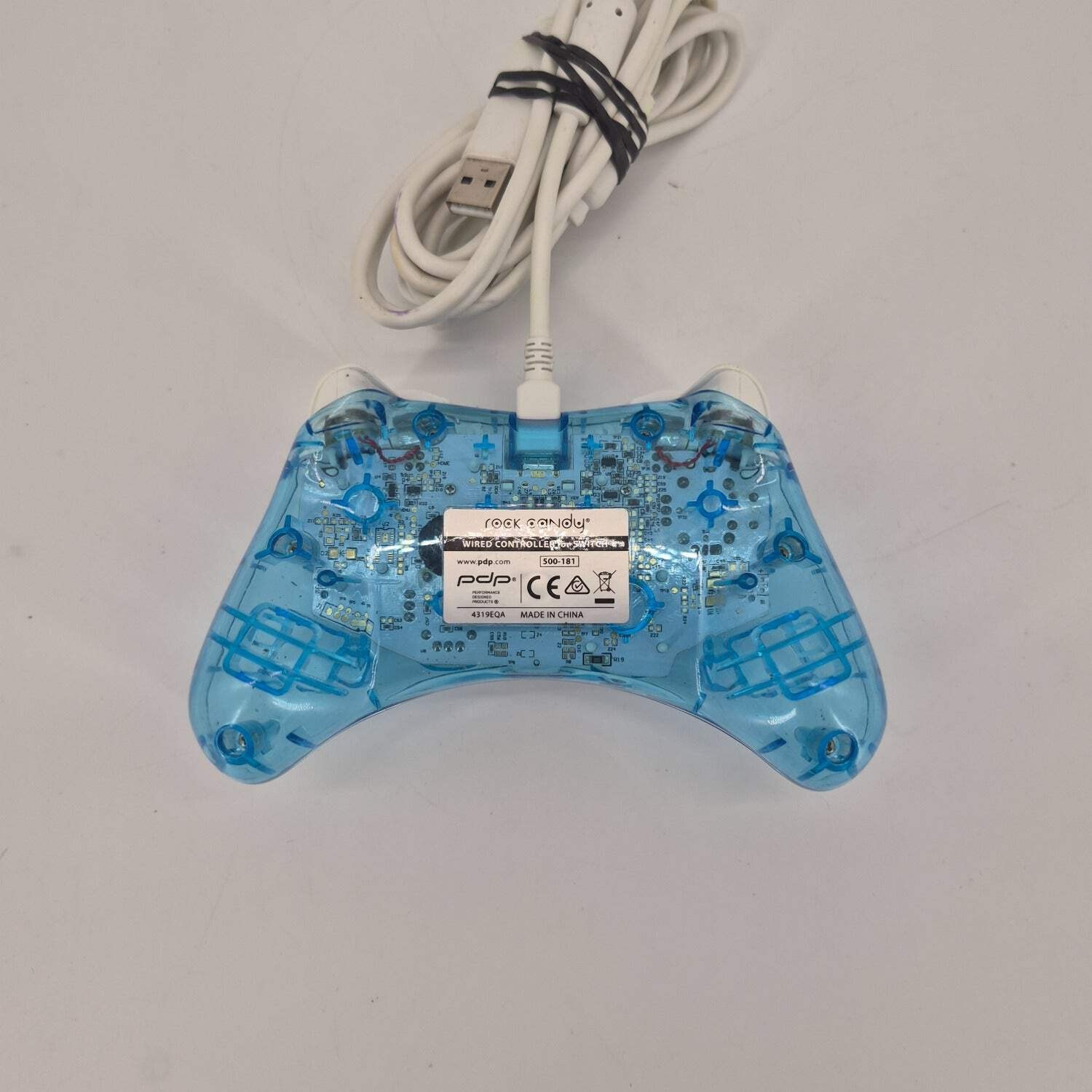 Rock Candy Wired Controller for Switch Blue 500-181 Controller For Switch