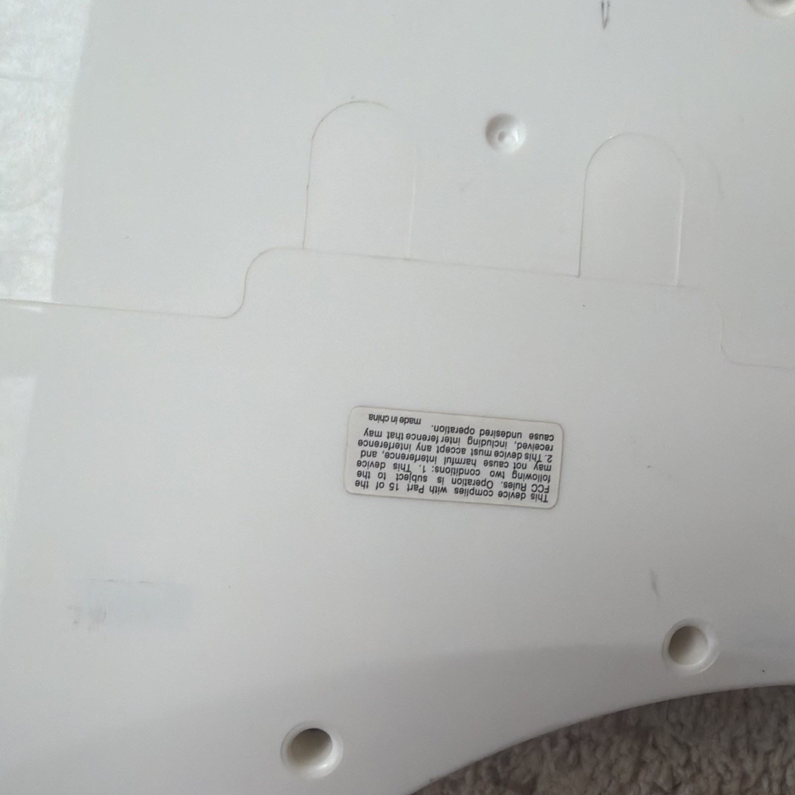 Wii Guitar Hero Controller Wireless White Green Powers On Tested Lights Up
