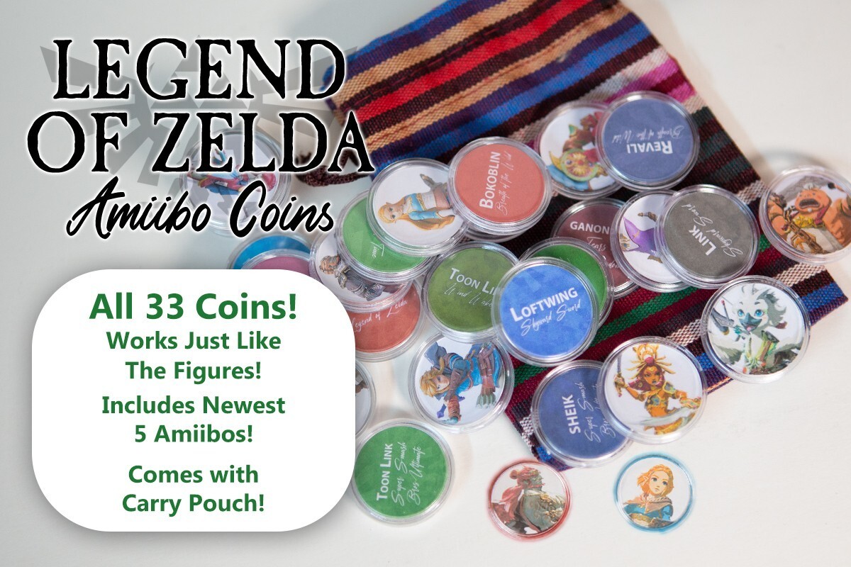 Zelda Amiibo – Complete Set of 33 for Tears of the Kingdom & BoTW