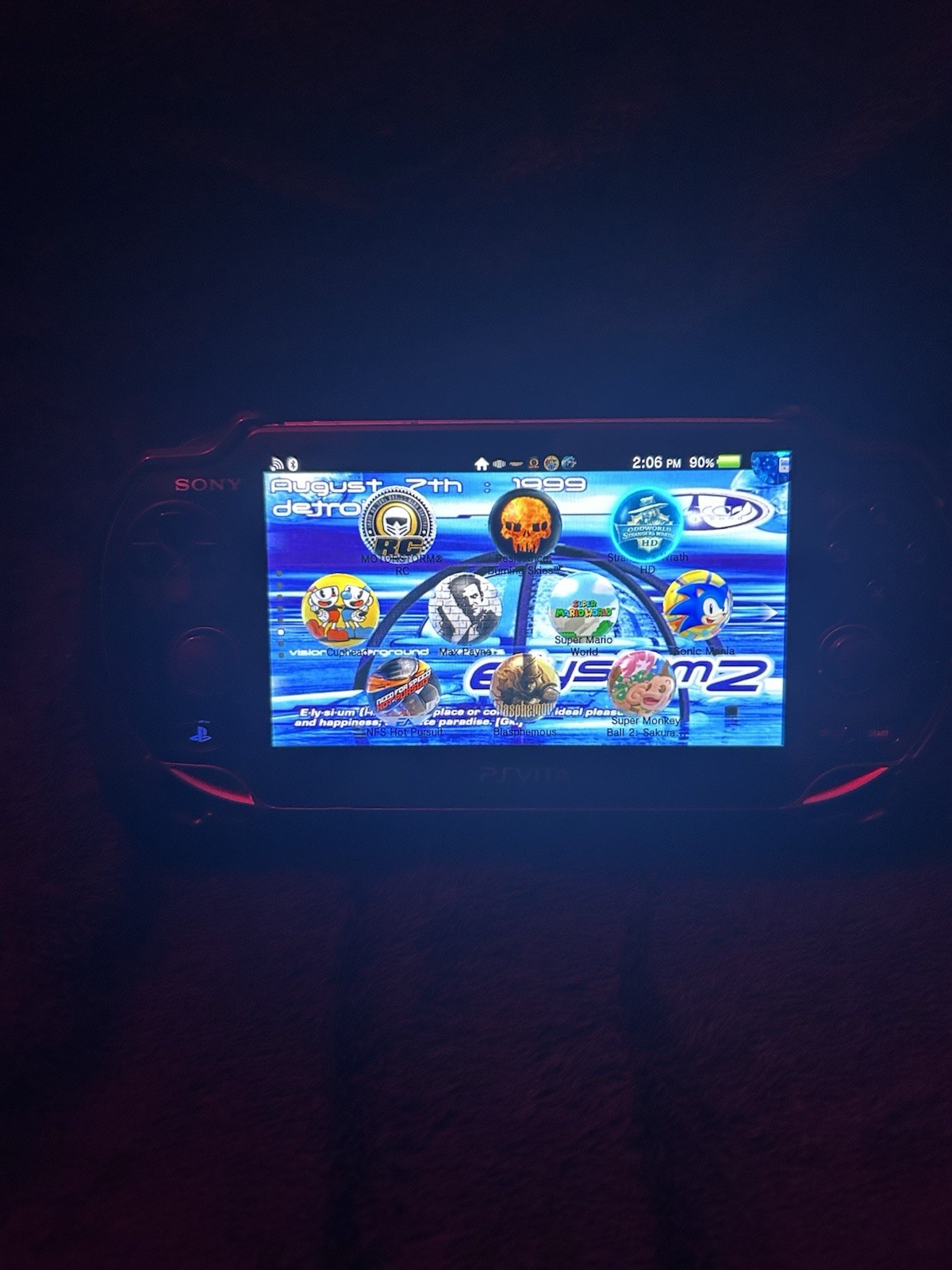Sony PS Vita PCH-1000 Black 4GB Wi-Fi Handheld w/ Memory Card & Adapter